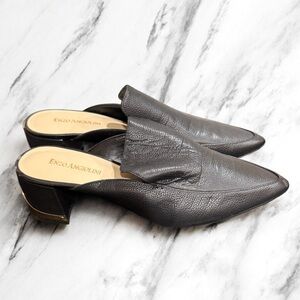 Enzo Angiolini Dellwin Black slipon mules shoes NWOT 8.5